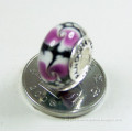 Auth Murano Glass Beads with_925 silver screw core